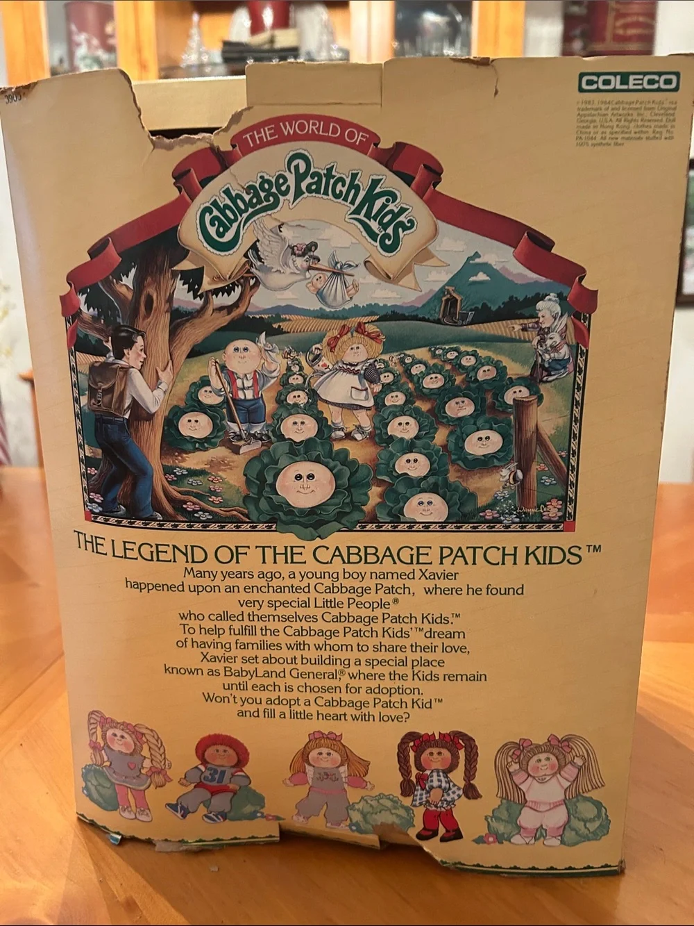 Blonde Original Cabbage Patch Kid in Pink Dress (1984)